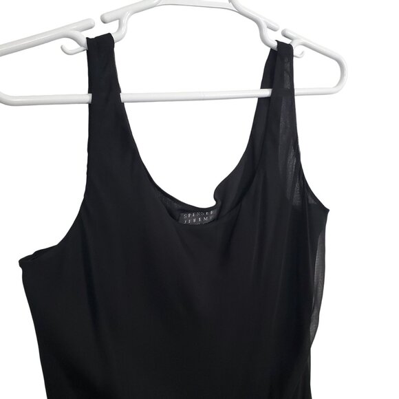 Spenser Jeremy Women Plus Size 24 Dress Slip Sleeveless Silk Layered Flowy Midi - Picture 4 of 8